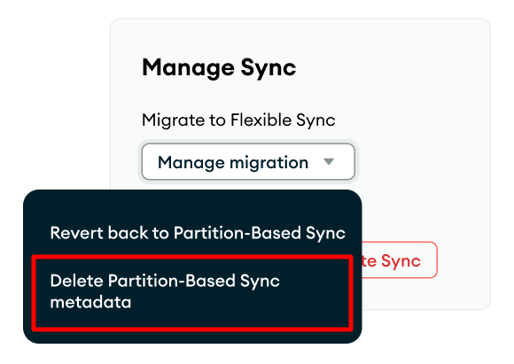 Commit a migration